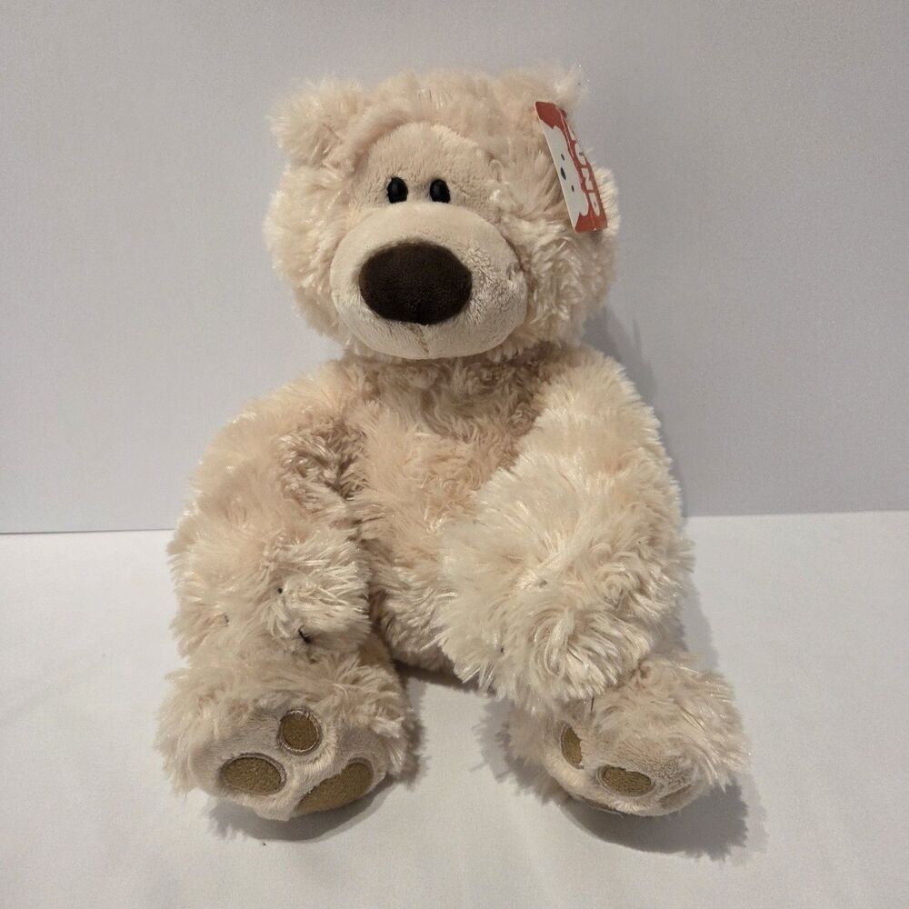 Gund Philbin Teddy Bear Beige Off White Stuffed Animal Plush Toy 12 Inch Classic